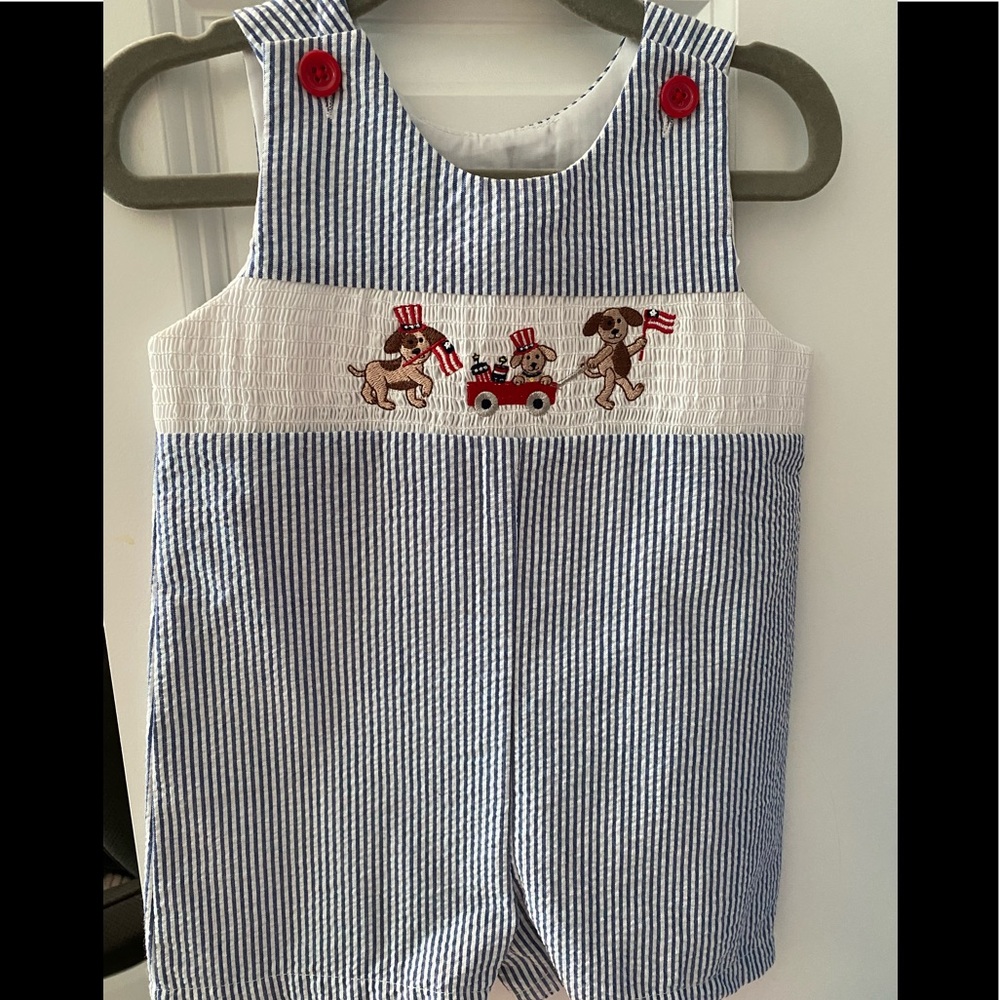 Good Lad Smocked Jon Jon 12 months